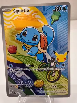Pokemon Squirtle MEP 039 First Partner Illustration Rare Promo 30th Anniversary - Image 1