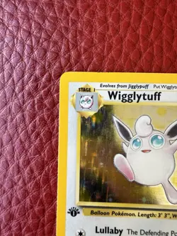 1999 Pokemon Jungle 1st Edition Wigglytuff Holo 16/64 MP Rare Vintage - Image 3