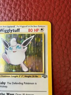 1999 Pokemon Jungle 1st Edition Wigglytuff Holo 16/64 MP Rare Vintage - Image 4