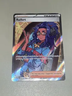 Pokemon Raifort Trainer 142/131 SV Prismatic Evolutions Ultra Rare Full Art Holo - Image 1