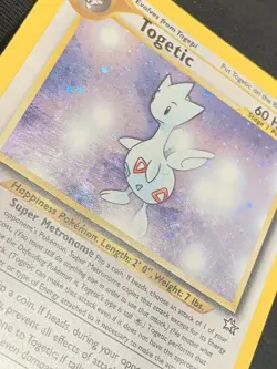 Pokemon TCG Togetic 16/111 Neo Genesis Unlimited Holo Rare HP - Image 2