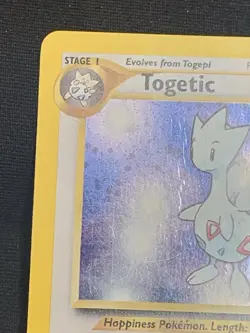 Pokemon TCG Togetic 16/111 Neo Genesis Unlimited Holo Rare HP - Image 3