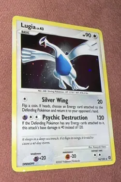 Pokemon TCG Lugia Secret Wonders 14/132 Holo Holo Rare (Good Condition) - Image 1