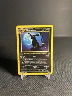 Pokemon TCG Umbreon 13/75 Neo Discovery Holo MP - Image 1