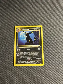 Pokemon TCG Umbreon 13/75 Neo Discovery Holo MP - Image 3
