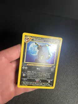 Pokemon TCG Umbreon 13/75 Neo Discovery Holo MP - Image 5