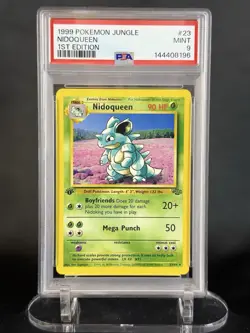 Pokemon 1st Edition Jungle Nidoqueen 23/64 Non-Holo PSA 9 MINT FRESH GRADE - Image 1