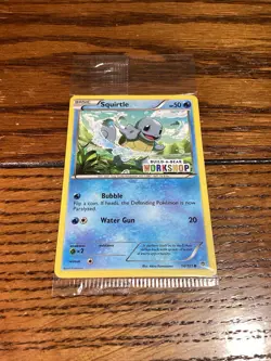 Squirtle 14/101 Pokemon Black White Plasma Blast Build A Bear Promo Sealed - Image 1