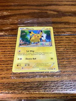 Pikachu 20/108 Pokemon XY Roaring Skies Build A Bear Promo Sealed - Image 1