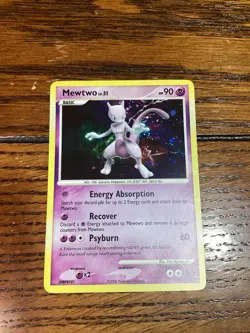 Mewtwo Lv. 51 9/100 Pokemon Diamond Pearl DP Majestic Dawn Holo - Image 1