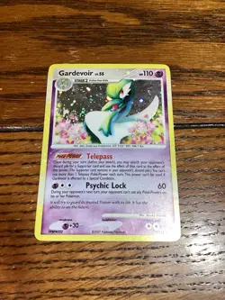 Gardevoir Lv. 55 7/132 Pokemon Diamond Pearl DP Secret Wonders Holo Bleed - Image 1