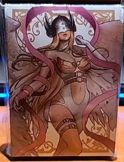 Amanda Lapalme Angewomon Card Sleeves JP Yugioh Size. 50 Count. - Image 1