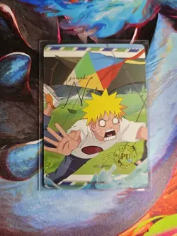 Naruto Uzumaki NRSA01-PU-003L4 Heavens Scroll English Naruto Kayou Card NM - Image 1