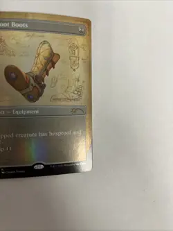 Swiftfoot Boots Foil Secret Lair Card #606 MTG LP - Image 2