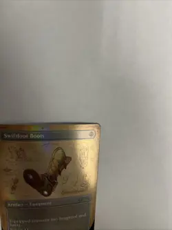 Swiftfoot Boots Foil Secret Lair Card #606 MTG LP - Image 3