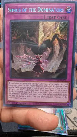 Songs of the Dominators ALIN-EN078 Trap Card Secret Rare - Image 1
