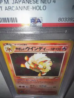 PSA 9 Light Arcanine Holo No. 059 Neo 4 2001 Pokemon Card - Image 4
