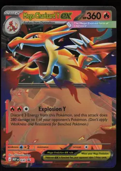 MEGA CHARIZARD Y EX 030 PROMO MEGA EVOLUTION PROMO POKEMON NM/M - Image 1