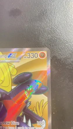 Pokemon Cynthia's Garchomp EX 215/182 Full Art Ultra Rare Holo 330 HP - Image 4