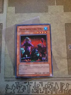 YUGIOH TRIBE-INFECTING VIRUS MFC-076 SUPER UNLIMITED ED LP/MP 1996 - Image 2