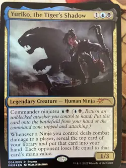 Yuriko, The Tiger’s Shadow - Rare Foil Promo MTG Card - Image 1