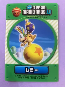 Mario Bros.2 Lemmy Koopa Clear Card 2012 Peach Japanese Nintendo F/S - Image 2