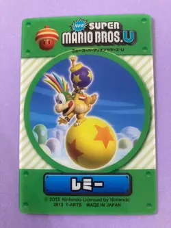 Mario Bros.2 Lemmy Koopa Clear Card 2012 Peach Japanese Nintendo F/S - Image 3