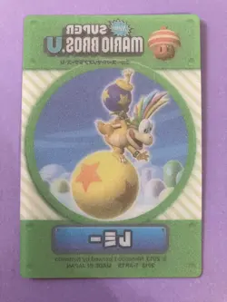 Mario Bros.2 Lemmy Koopa Clear Card 2012 Peach Japanese Nintendo F/S - Image 4