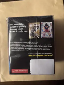 Dragon Ball Super Card Game Fusion World Official Card Case 01 Son Goku Sealed - Image 2