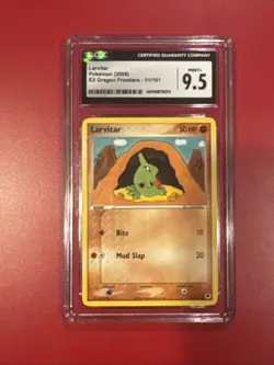 Pokemon TCG Larvitar EX Dragon Frontiers Card 52/101 CGC 9.5 - Image 1