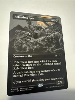 MTG Relentless Rats Secret Lair Showdown Regular Card, Near Mint Condition - Image 2