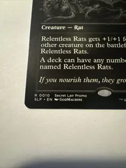 MTG Relentless Rats Secret Lair Showdown Regular Card, Near Mint Condition - Image 4