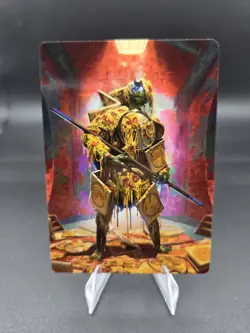 Commander's Plate 50/54 - Art Series - Teenage Mutant Ninja Turtles MTG Art Card - Image 1