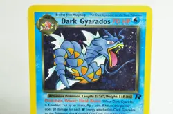 Pokemon card TCG Dark Gyarados 8/82 Holo Rare Team Rocket 2000 English MP Swirl - Image 2