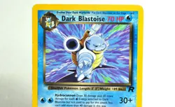 Pokemon card TCG Dark Blastoise 20/82 Team Rocket 2000 English MP - Image 2