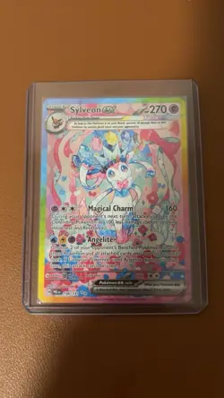 Pokemon Sylveon EX Prismatic Evolutions Holo Rare Card 156/131 SV TCG - Image 1