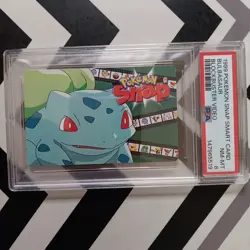 1999 Blockbuster Video Bulbasaur PSA 8 Pokemon Snap Smart Card WB Kids - Image 2