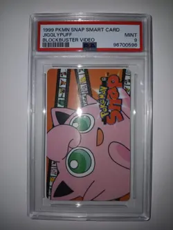 1999 POKEMON SNAP SMART CARD PSA 9 BLOCKBUSTER VIDEO VINTAGE NINTENDO JIGGLYPUFF - Image 1