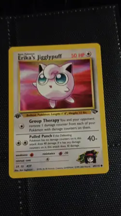 Pokemon Erika's Oddish, Jigglypuff, Paras, Clefairy 1st Edition Gym Challenge - Image 4