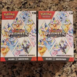 Pokemon Scarlet & Violet Prismatic Evolutions Booster Bundle Box 2x - Image 5