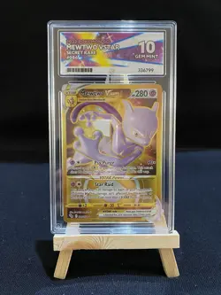 Mewtwo V Star Pokemon Go 086/078 ACE 10 - GEM MINT - Image 1