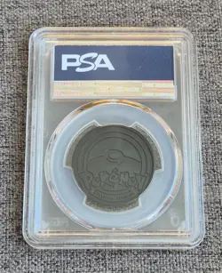 Blastoise Japanese VMAX Starter Set Promo Pokemon Coin 2020 PSA 10 - Image 2