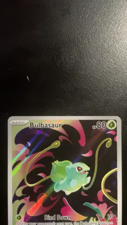 Pokemon Bulbasaur 133/132 Illustration Rare Holo Me01: Mega Evolution 80 HP - Image 2