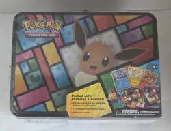 Pokemon TCG Collector's Treasure Chest Metal Box 2021 [ Eevee Edition ] NEW - Image 1
