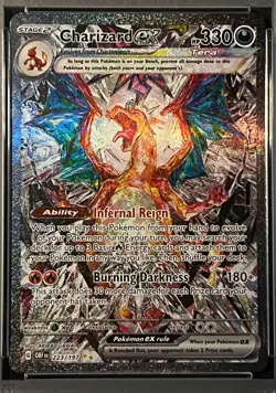 PSA Mint 9-Charizard EX Special Illustration #223- Pokemon 2023 Obsidian Flames - Image 2