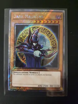 Dark Magician 9th Art 1st Edition Platinum Secret Rare RA04-EN106 Yugioh NM - Image 1