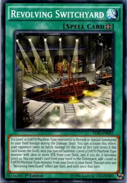 Revolving Switchyard #TDIL-EN092 Yugioh 1st Edition Lightly played - Image 1