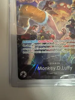 Monkey D Luffy PSA Magazine One Piece Promo Card OP05-060 English (Sealed) - Image 5