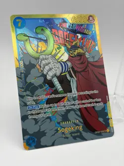 One Piece Sogeking OP03-122 SEC Secret Rare Pillar of Strengths NM ENGLISH - Image 2