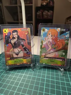 One Piece - ST29-009 Nico Robin & ST29-008 Nami Alt Art - Starter Deck Egghead - Image 1